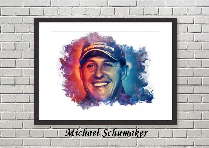 Michael Schumaker Framed Print